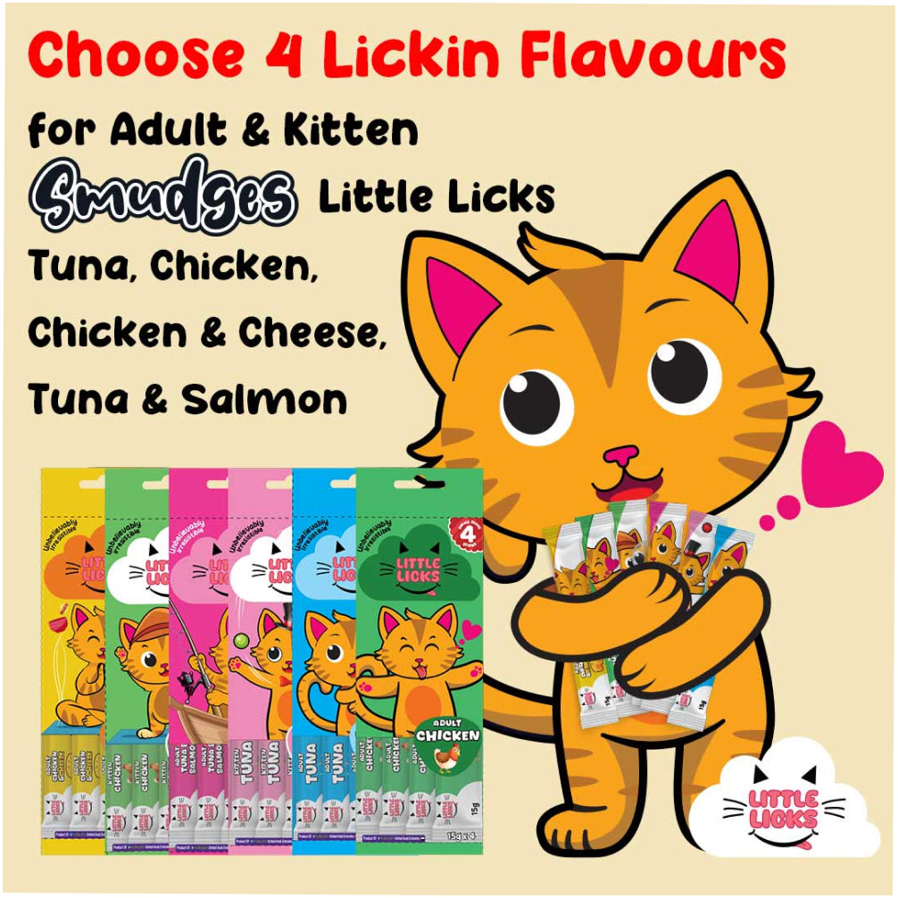 Smudges Little Licks Chicken and Cheese Creamy Bisque Adult Cat Treats image 9