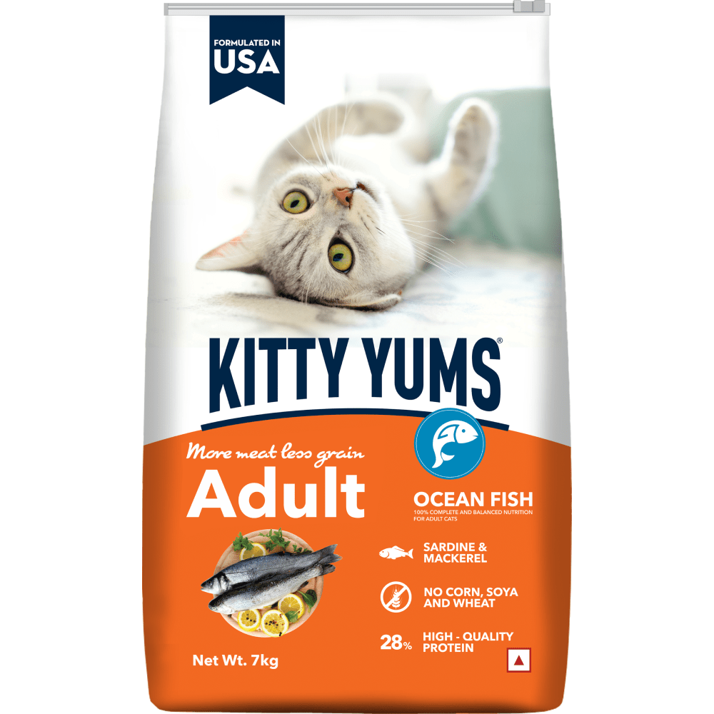 Kitty Yums Ocean Fish Adult (1+ years) Cat Dry Food image 7