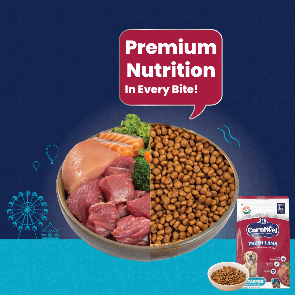 Carniwel Fresh Lamb Starter for Large Breed Mother and Baby Dog Dry Food image 6