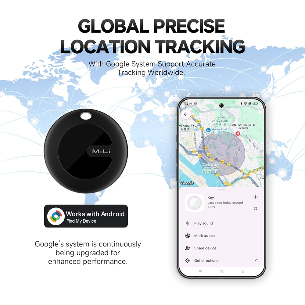 Mitag Go Anti Loss Device with Keychain Tracker (Brown) | Android image 5