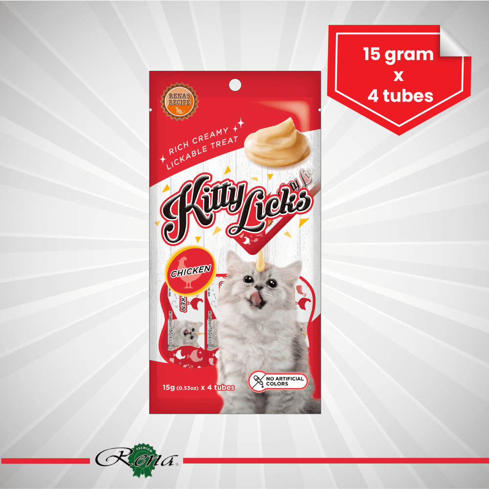 Kitty Licks Chicken Flavour and Tuna Cat Treats Combo image 4