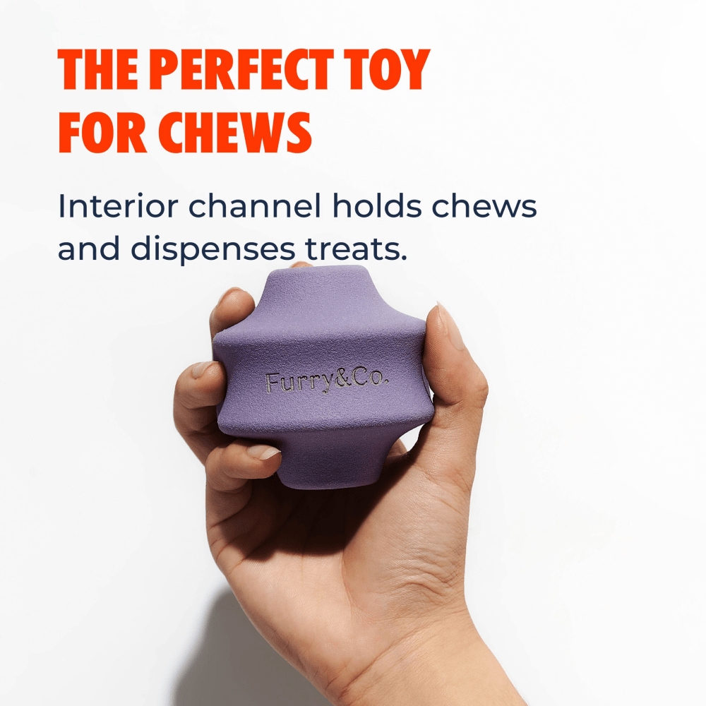 Furry & Co Roller Toy for Dogs (Lilac) image 4