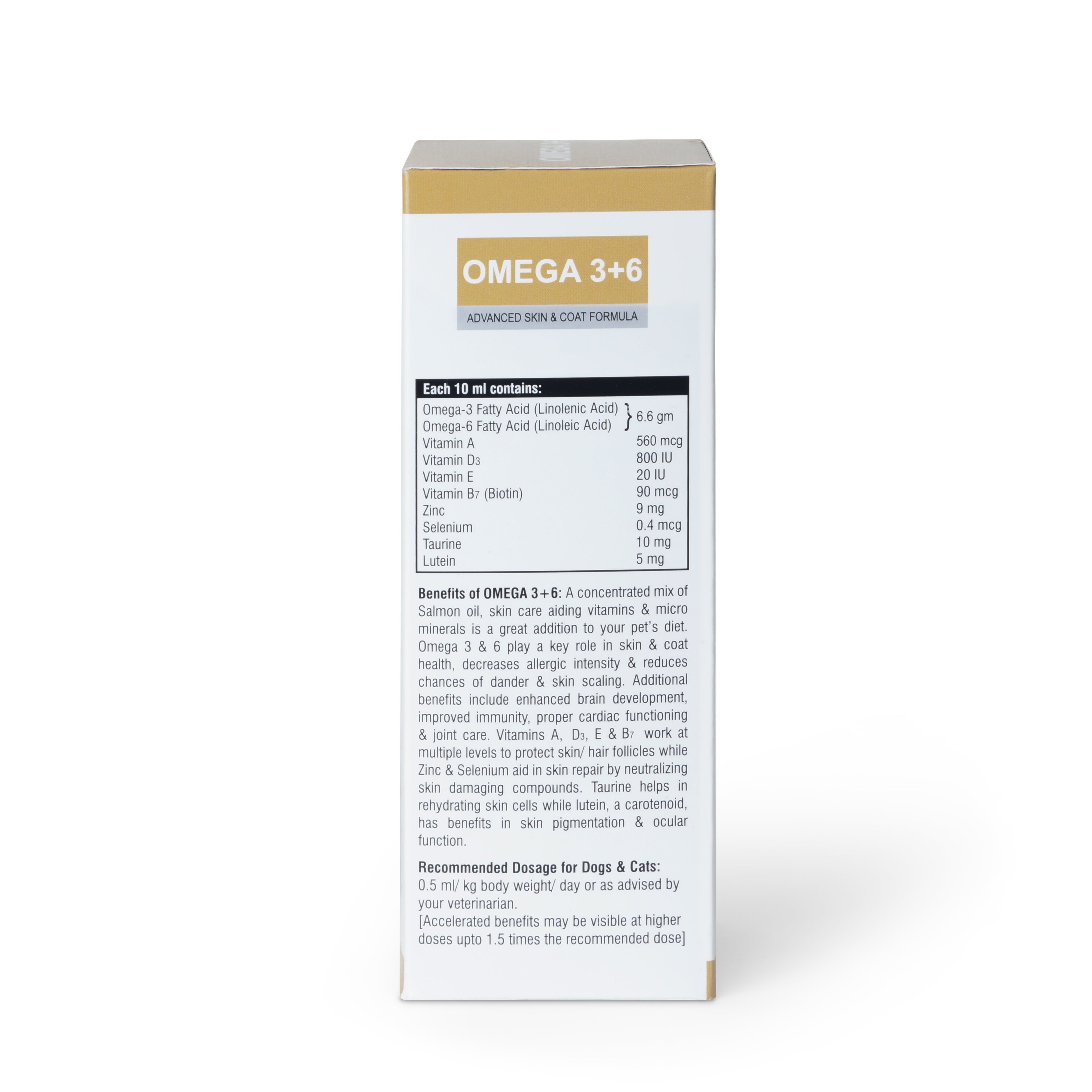Pet360 Omega 3+6 Itch & Allergy Control Salmon Fish Oil for Dogs & Cats image 2