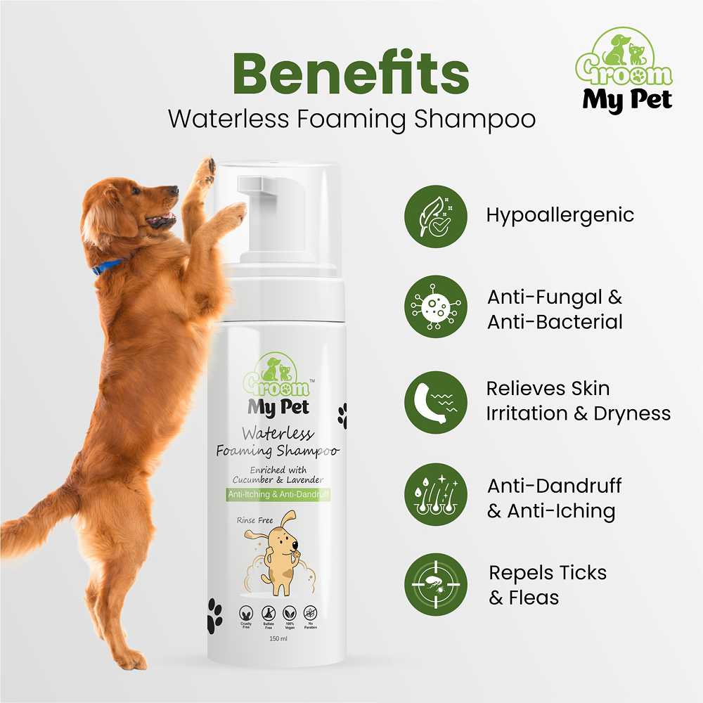 Groom My Pet Waterless Foaming Shampoo for Dogs image 2