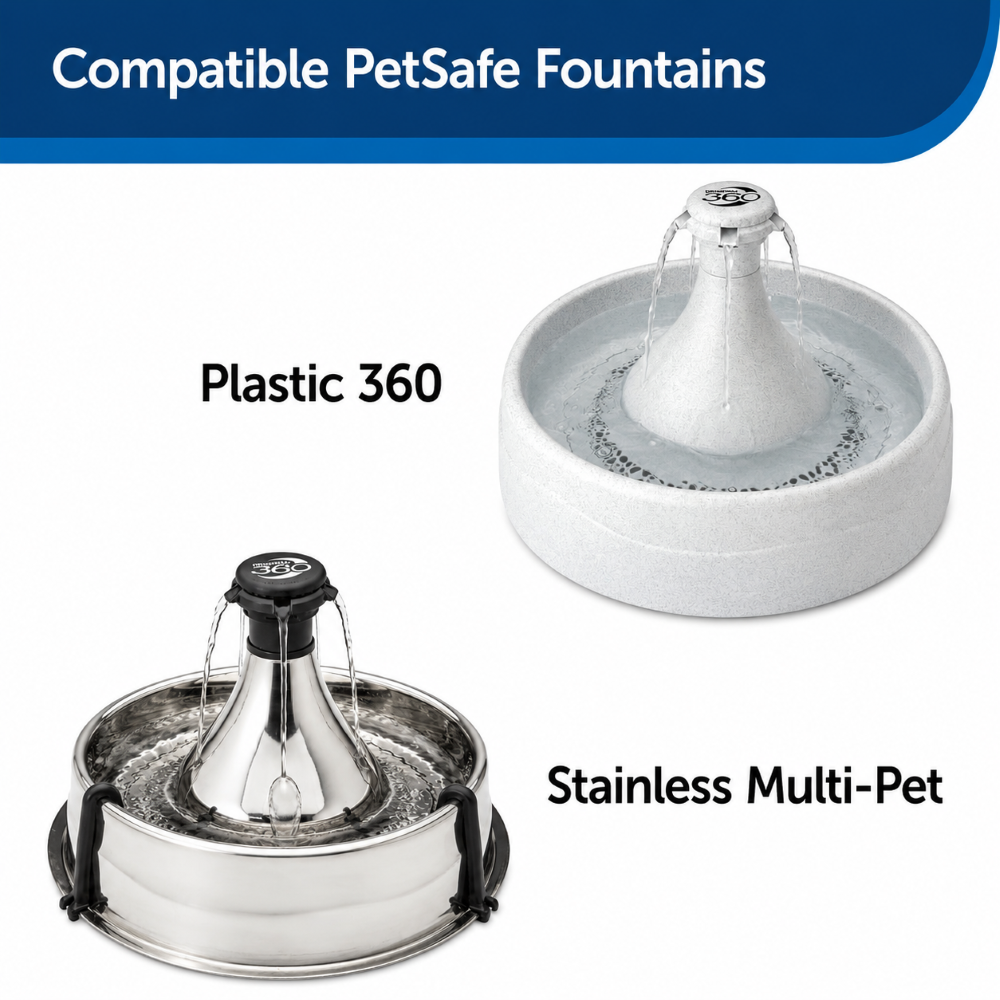 PetSafe Drinkwell Stainless Steel 360 Replacement Filter for Pet Fountain for Dogs and Cats image 2