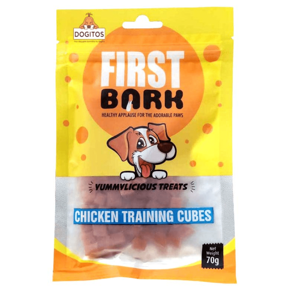 First Bark Chicken Training Cubes Dog Treat image 2
