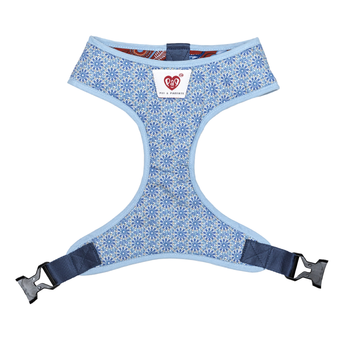 Pet And Parents Indie Floral Reversible Harness for Dogs image 3