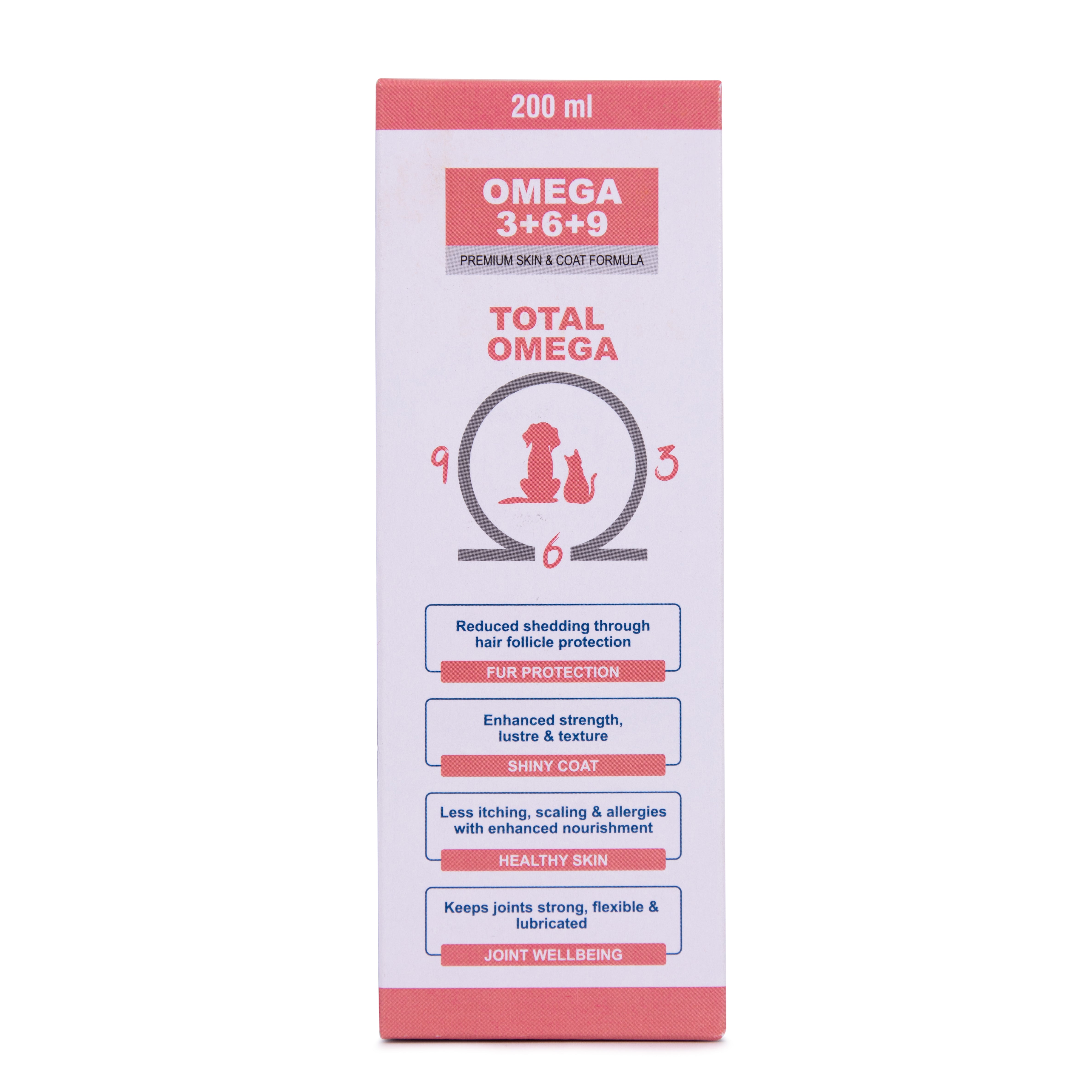 Pet360 Omega 3+6+9 Fur & Coat Control Salmon & Flax Oil for Dogs & Cats image 3