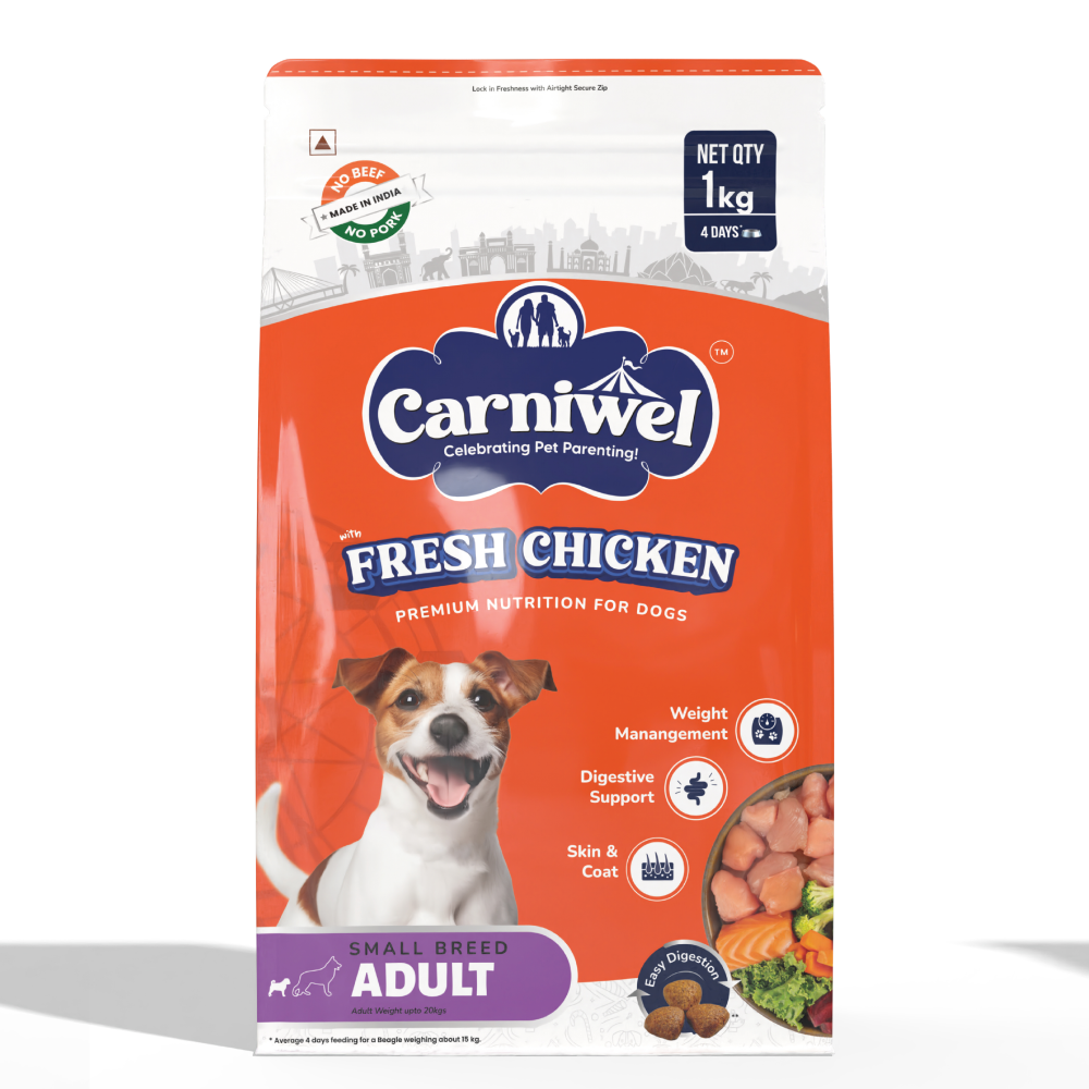 Carniwel Fresh Chicken Kibble Small Breed Adult Dog Dry Food (Limited Stocks)
