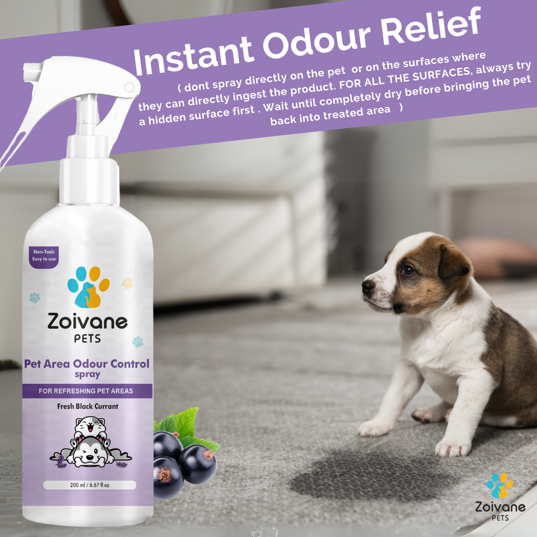 Zoivane Pets Black Currant Odour Remover Spray for Dogs and Cats image 5