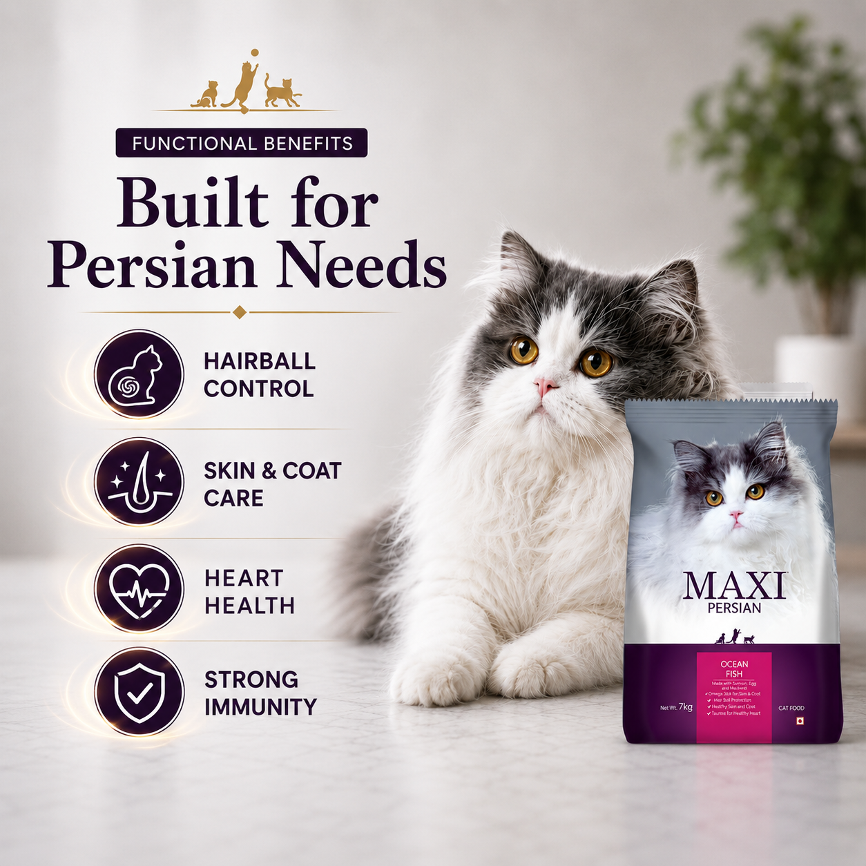 Maxi Persian Adult Cat Dry Food image 6