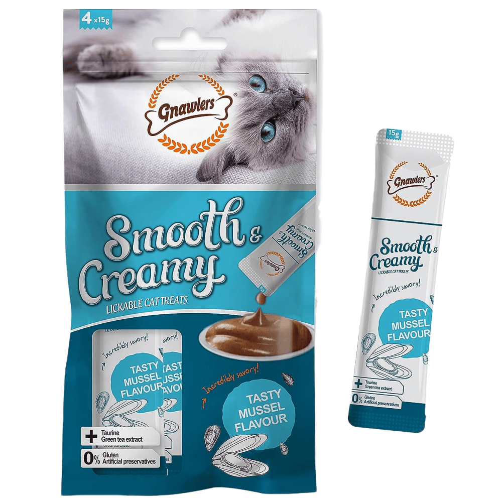 Gnawlers Mussel Flavour Creamy Cat Treats image 2