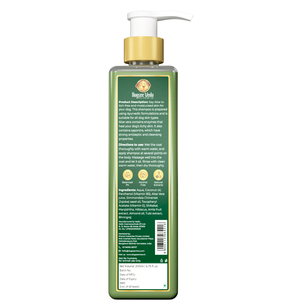 Dogsee Veda ITCH RELIEF Aloe Vera Shampoo for Dogs (200ml) image 3