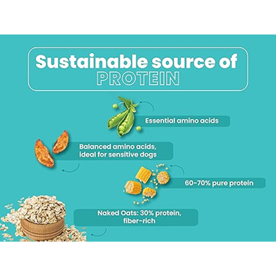Bark Out Loud Naked Oats & Veggies, Veg Adult Dog Dry Food image 5