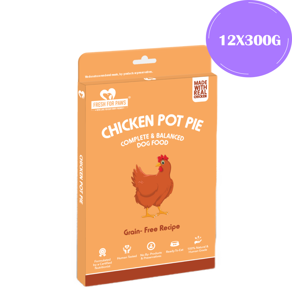 Fresh For Paws Chicken Pot Pie Wet Food for Dogs (300g) image 10