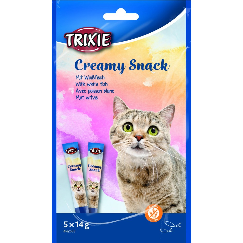 Trixie Snack with White Fish Creamy Cat Treats image 2