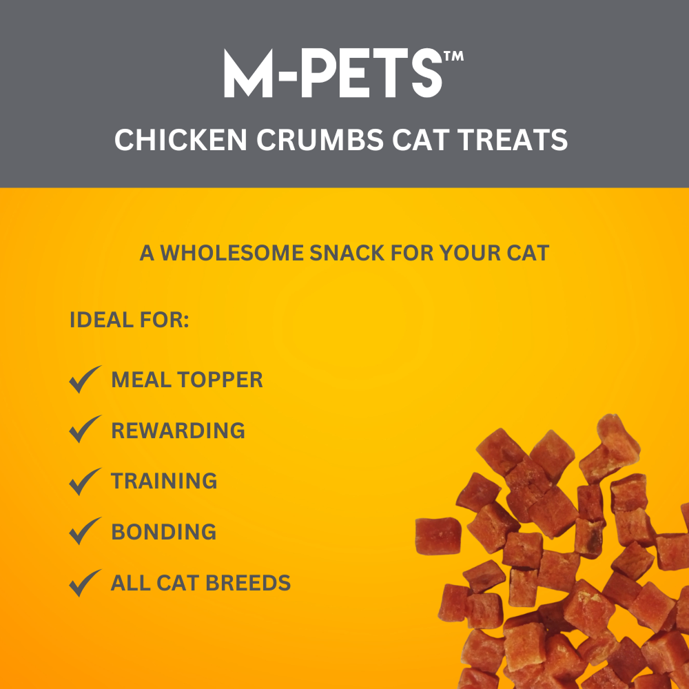 M PETS  Chicken Crumbs Treats for Cats image 4