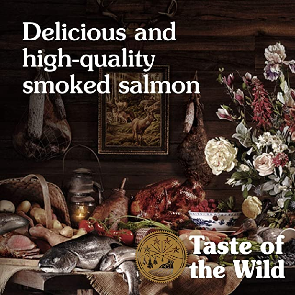 Taste of the Wild Pacific Stream Smoked Salmon Puppy Dog Dry Food | Grain Free Formula image 4