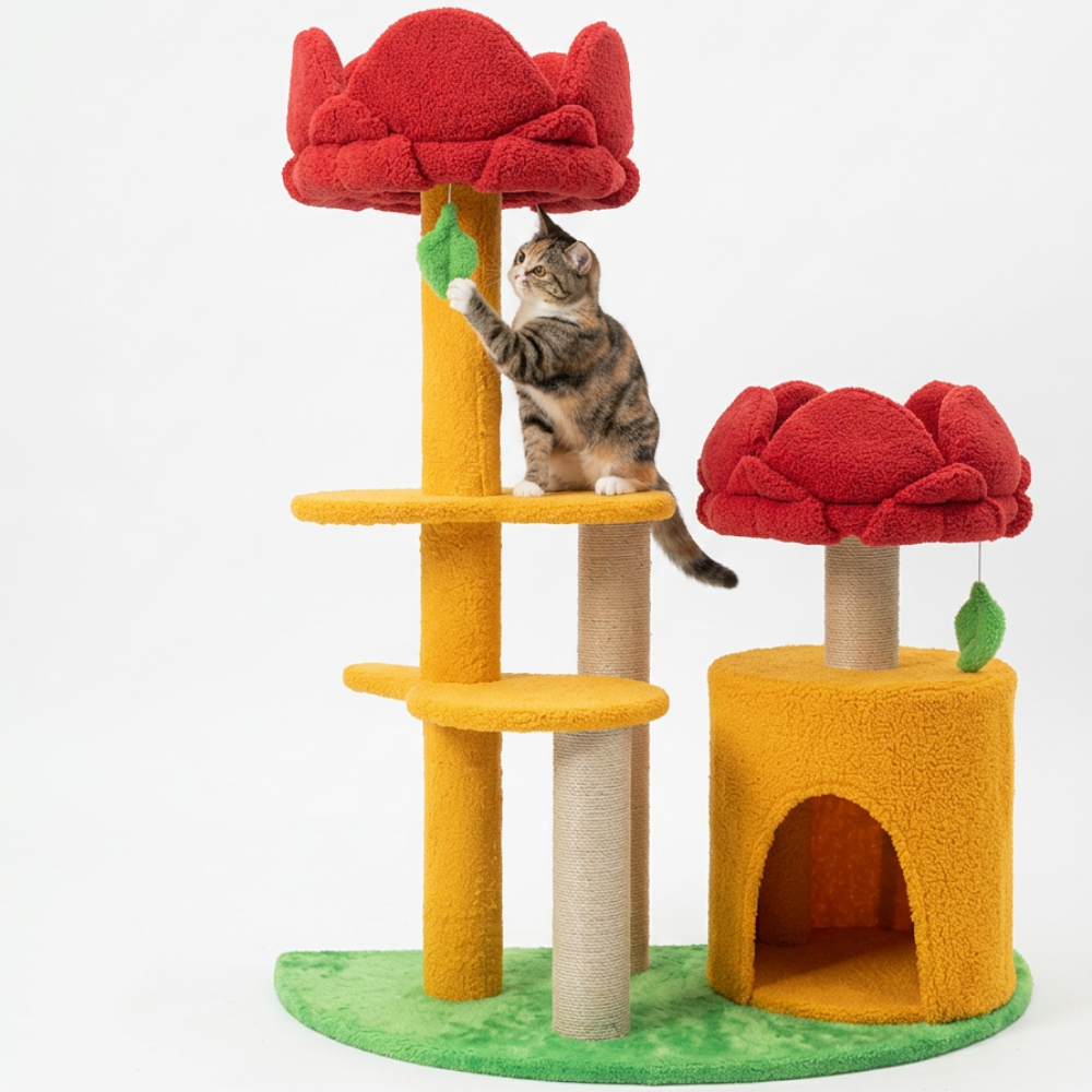Skatrs Pawradise Tower Cat Tree for Cats and Kittens image 2