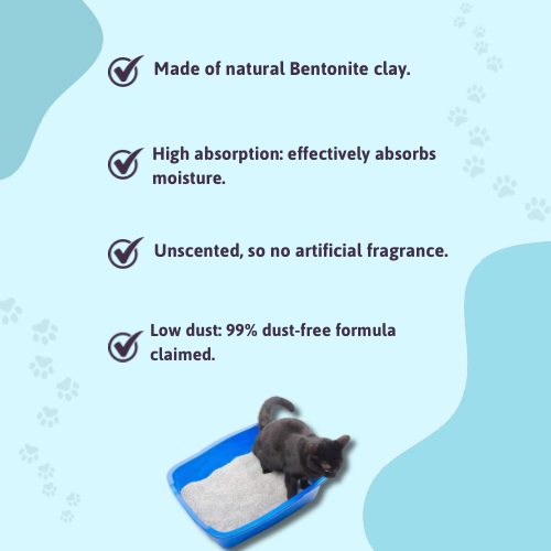 BearHugs Unscented Bentonite Cat Litter image 5