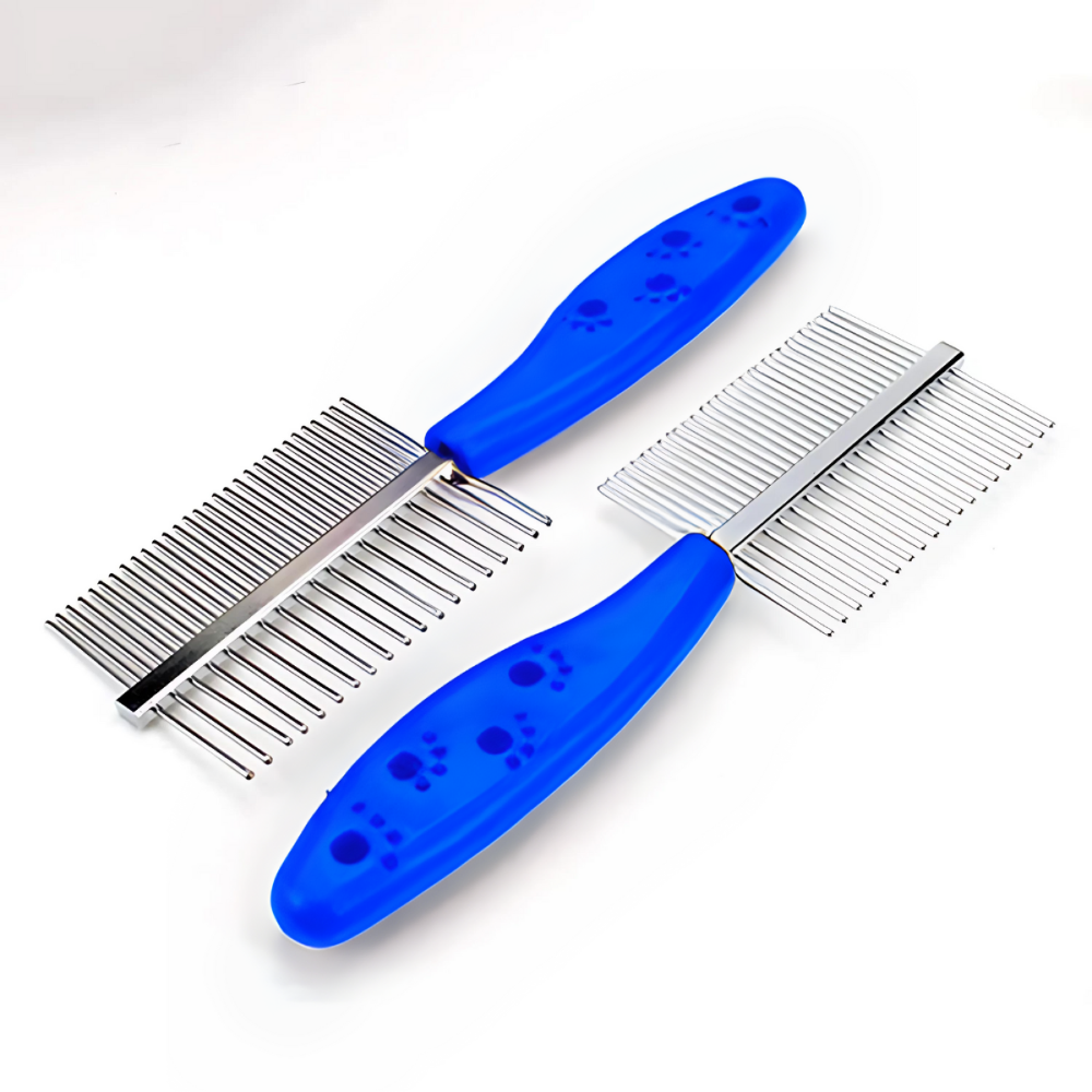 Chullbull Nail Cutter with Filer, Bath Brush, Double Sided Comb Grooming Kit for Dogs image 4