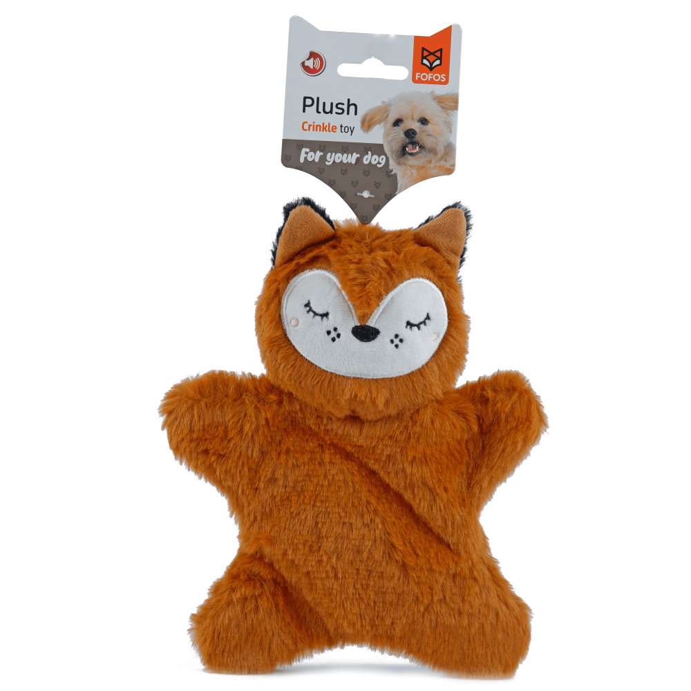 Barkbutler x Fofos Glove Plush Fox Toy for Dogs | For Soft Chewers image 4