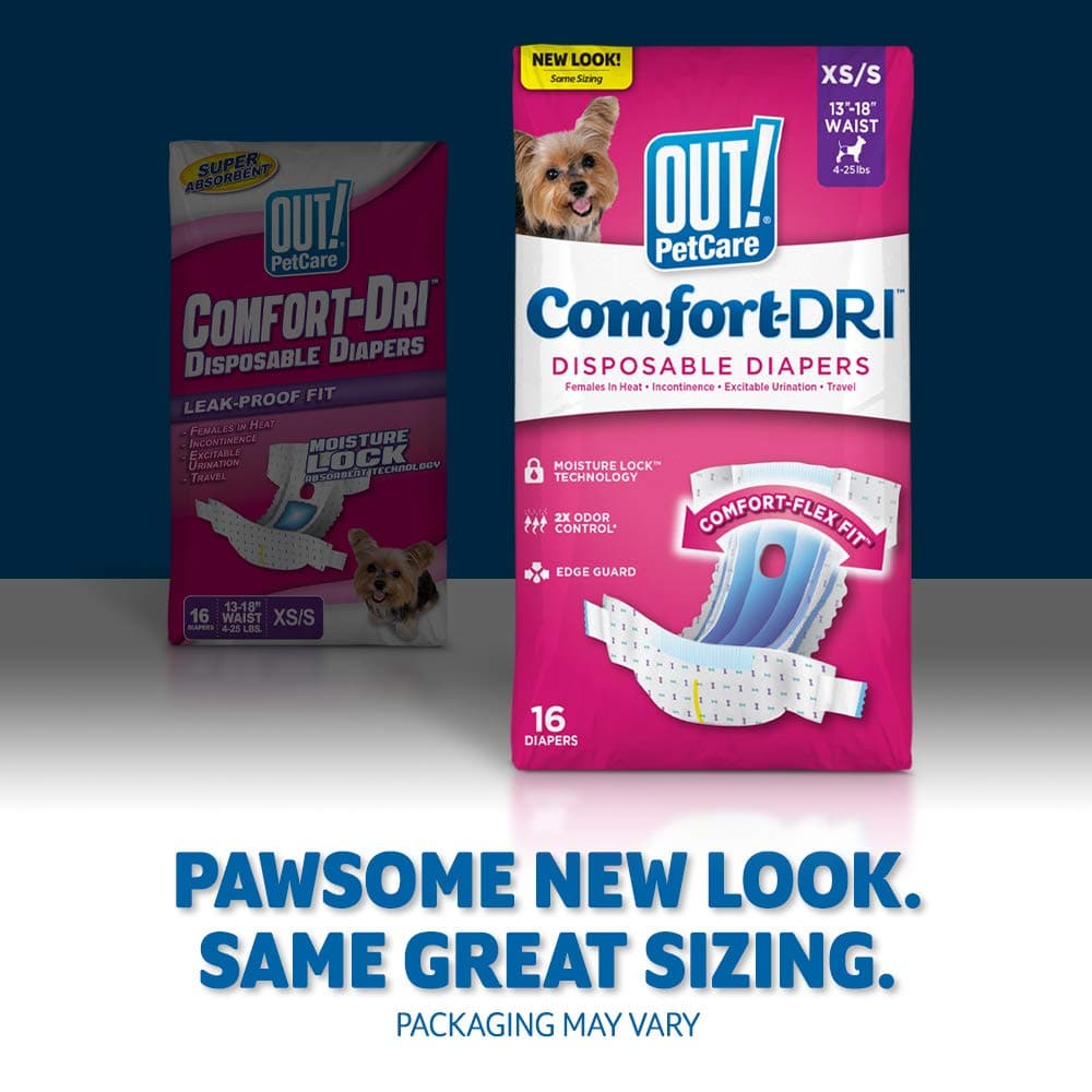 OUT! Disposable Female Diapers for Dogs (46x63cm) image 8