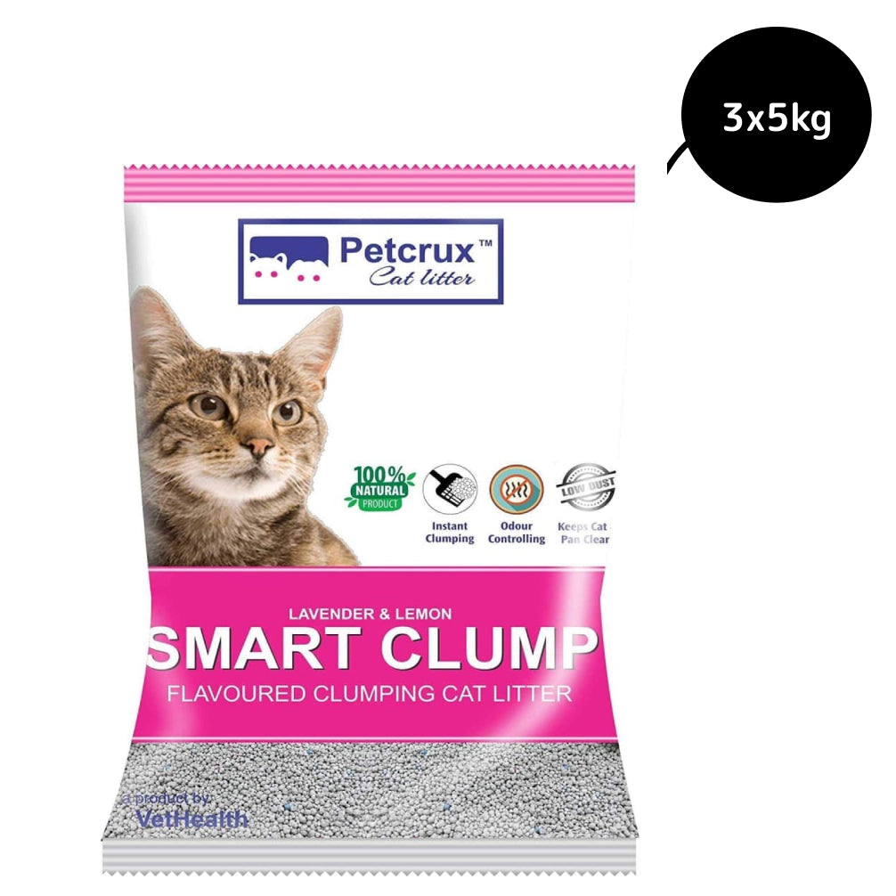 Petcrux Lavender & Lemon Scented Smart Clumping Cat Litter image 5