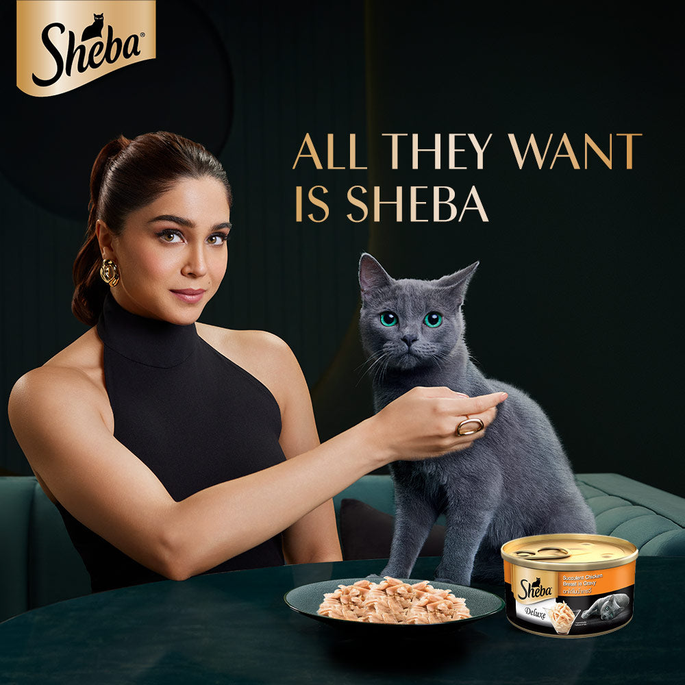 Sheba Complete Nutrition Succulent Chicken Breast In Gravy Cat Wet Food image 2
