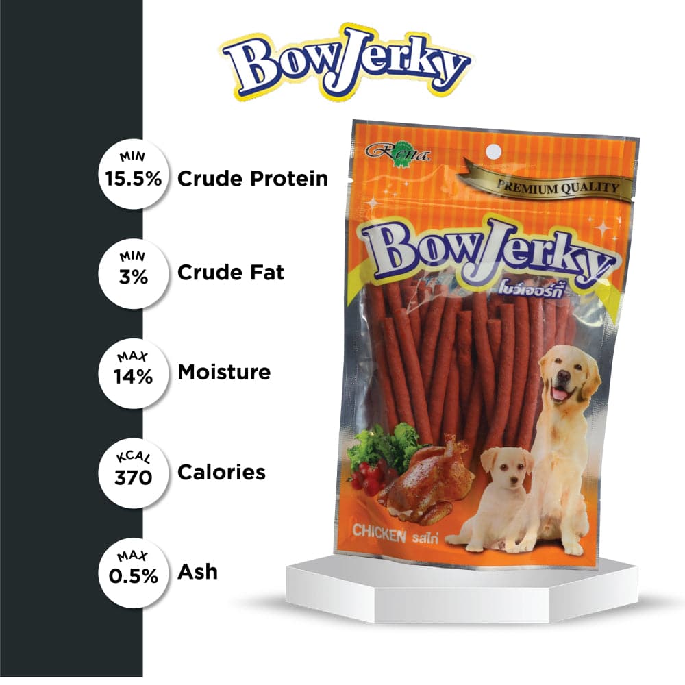 Rena BowJerky Chicken Sticks Dog Treats image 3