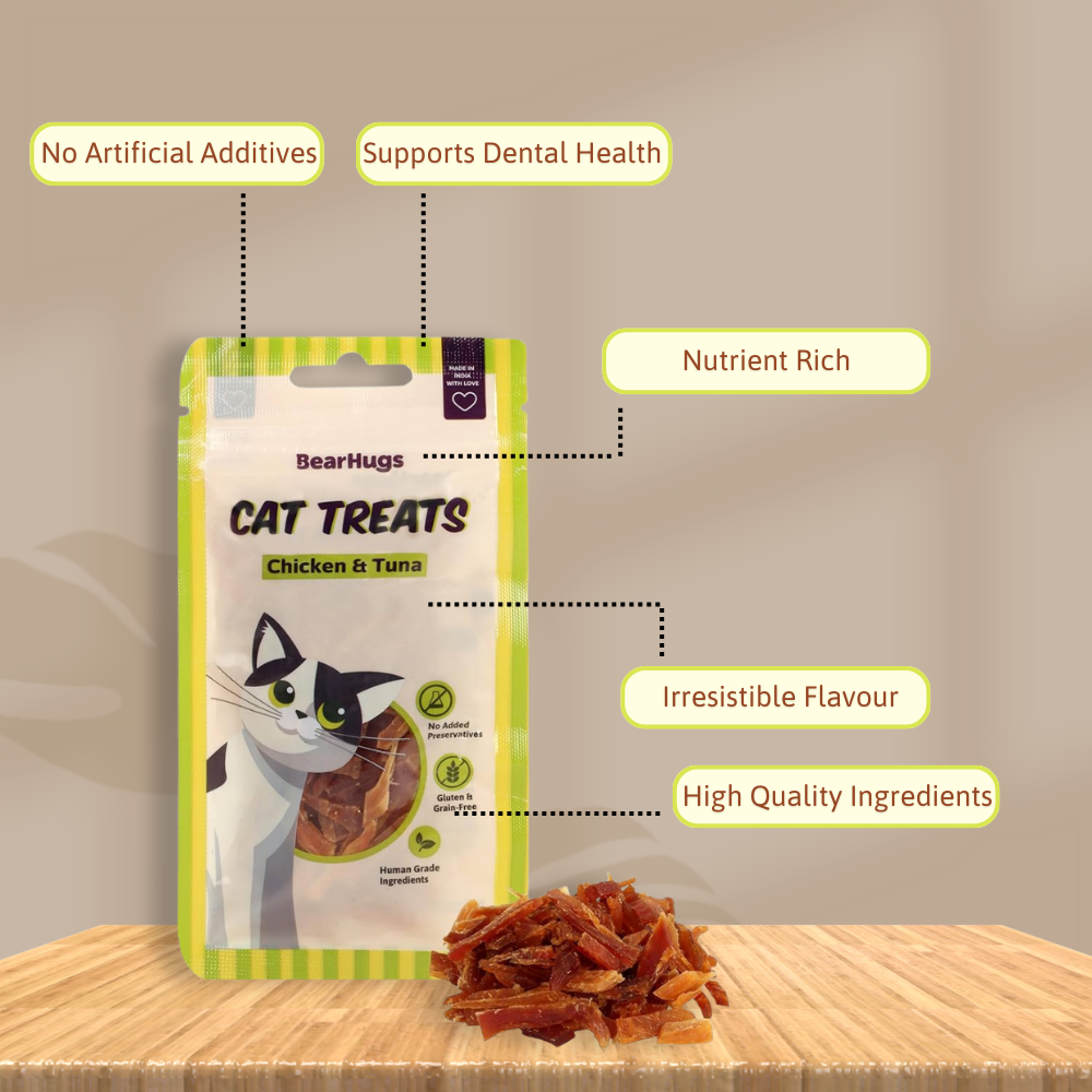BearHugs Chicken & Tuna Non Veg Cat Treats image 4