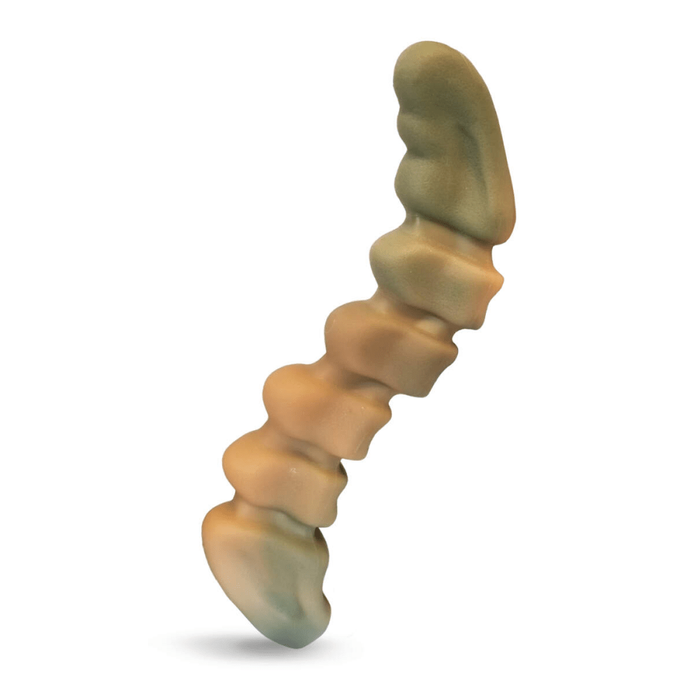 Nylabone Power Chew Gator Alternative Toy For Dogs (Green, Beige) image 2