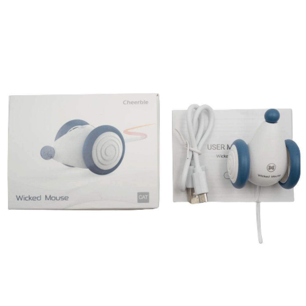 Cheerble Wicked Mouse Interactive Toy for Cats (Blue) image 5