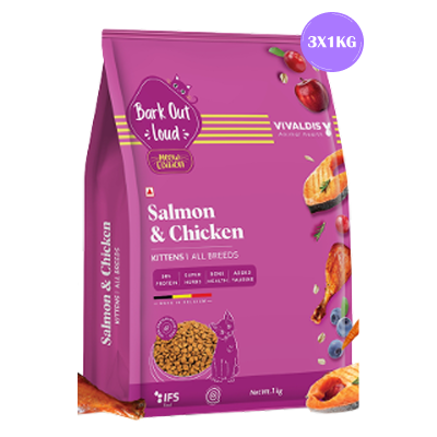 Bark Out Loud Salmon and Chicken Kitten Dry Food image 10