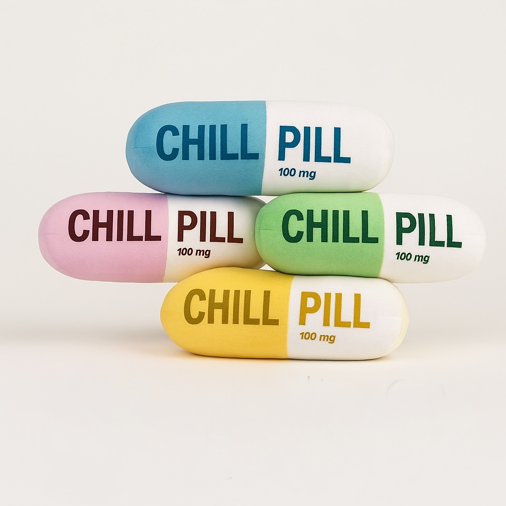 Talking Dog Chill Pill Plush Toy for Dogs (Blue) image 4