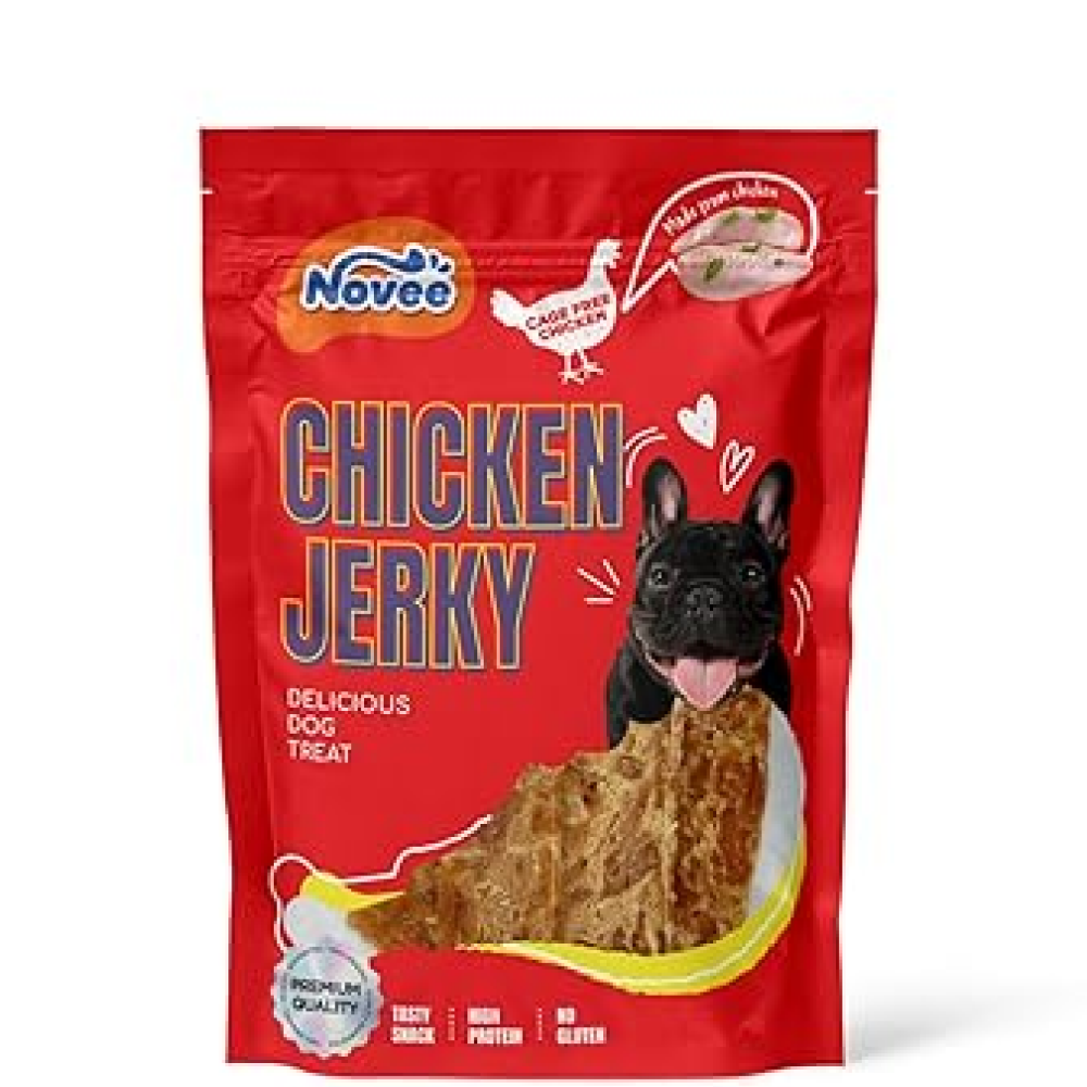 Novee Chicken Jerky Treats for Dogs