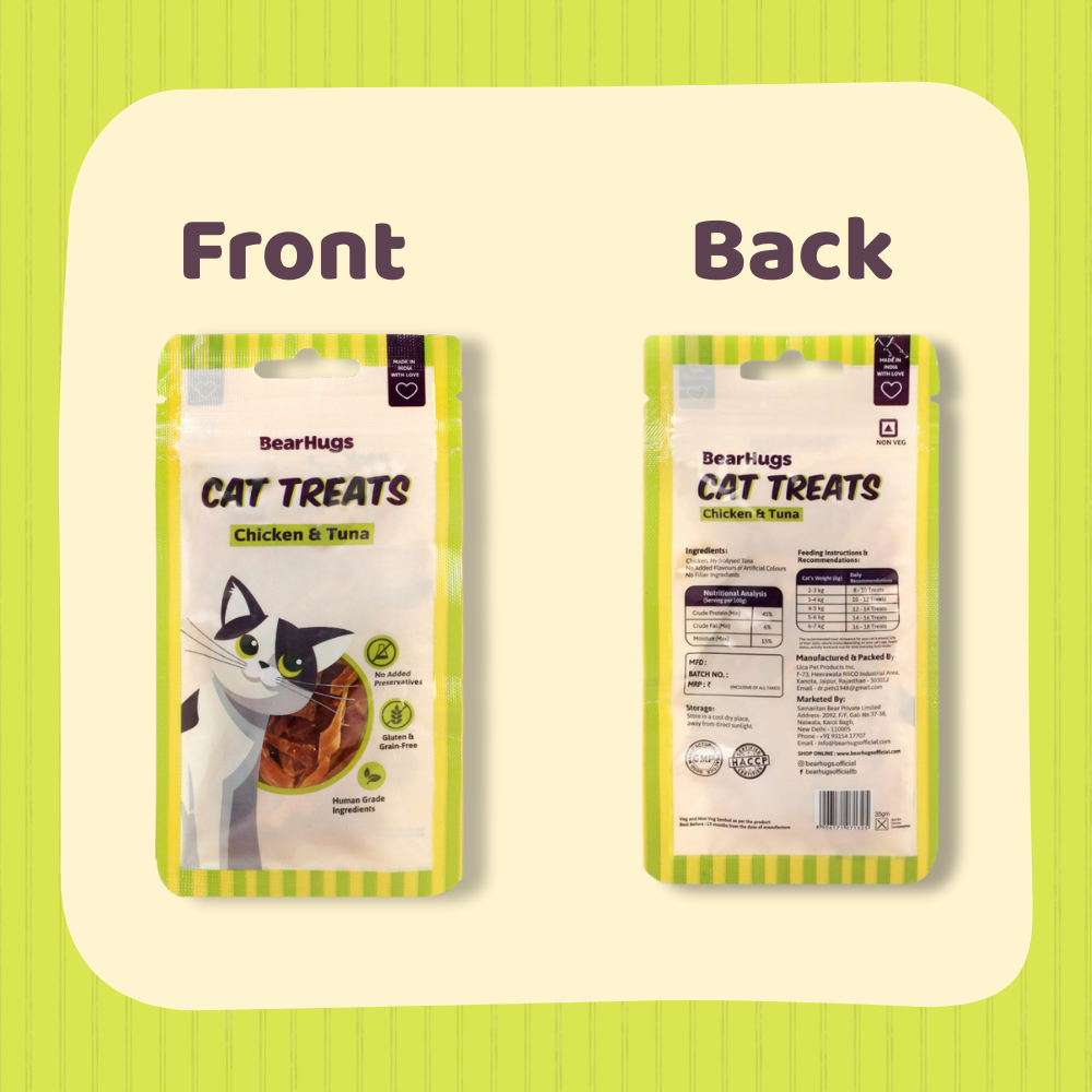 BearHugs Chicken & Tuna Non Veg Cat Treats image 5