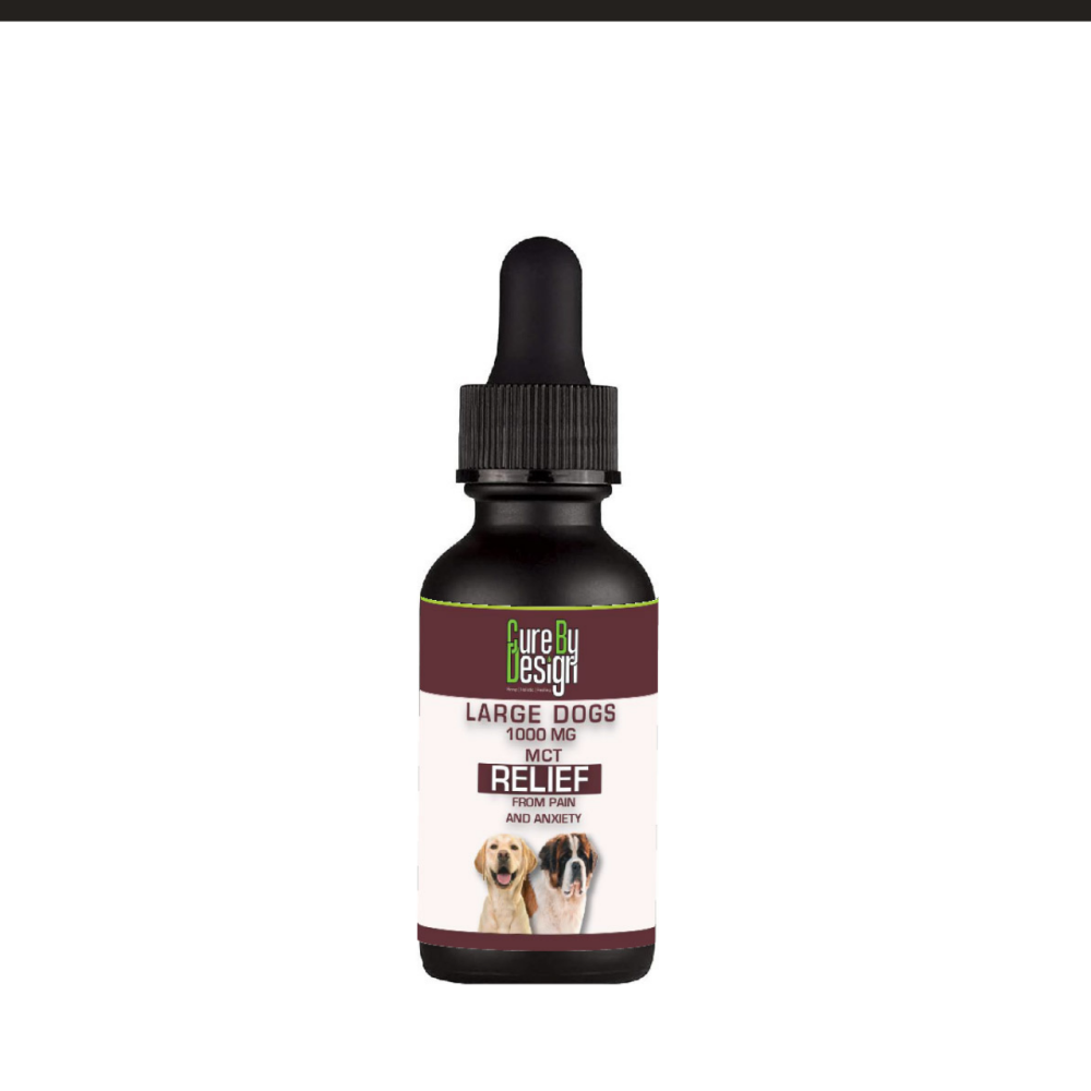 Cure By Design 1000mg CBD MCT Relief Oil for Large Dogs image 5