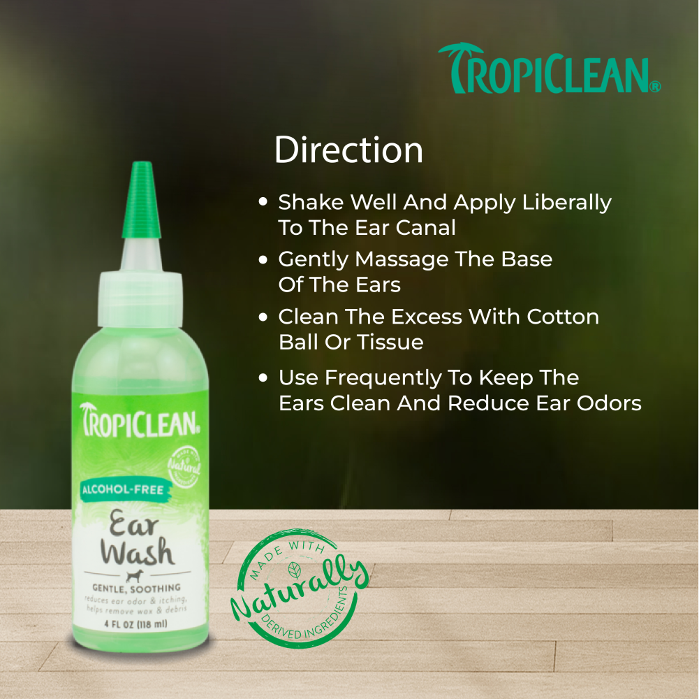 Tropiclean Alcohol Free Ear Wash for Dogs and Cats image 6