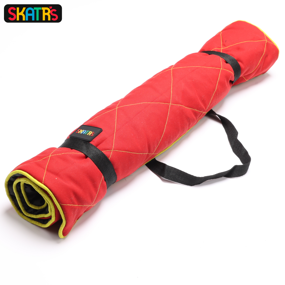 Skatrs Foldable Quilted Mat for Dogs and Cats (Red) image 4
