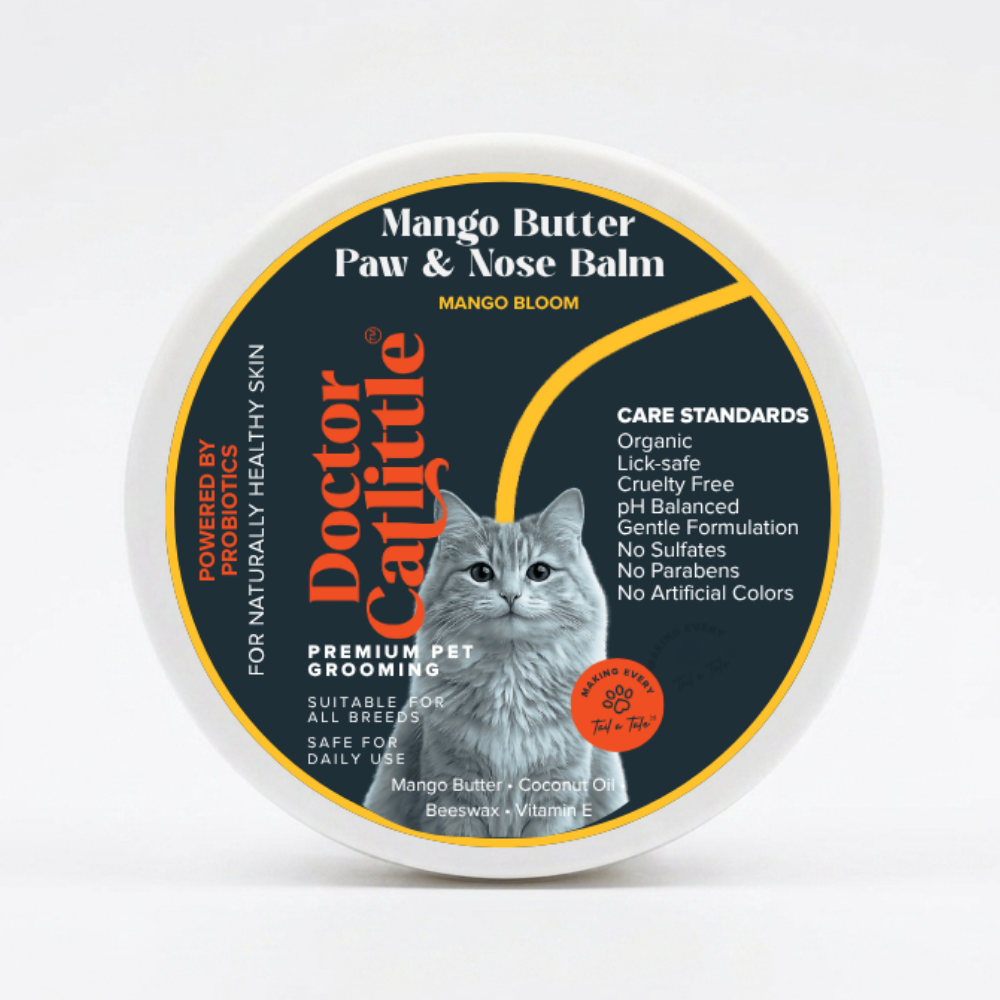 Doctor Catlittle Probiotic Mango Butter Paw & Nose Balm for Cats