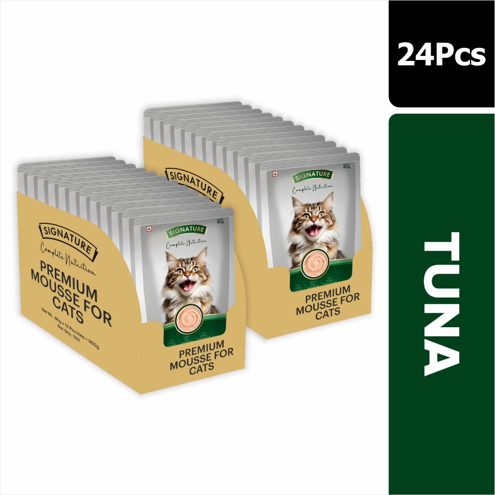 Signature Grain Zero Tuna and Ocean Fish Mousse Combo Adult Cat Wet Food image 5
