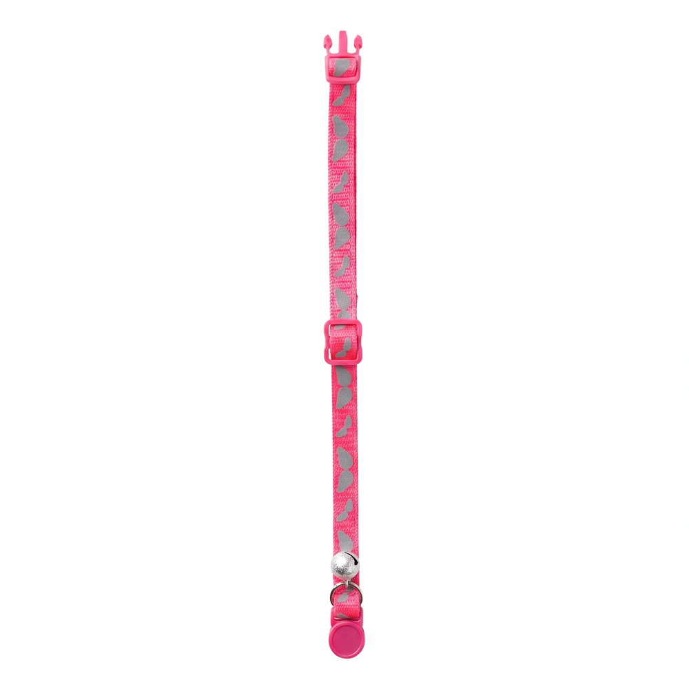 Basil Printed Collar for Cats & Puppies (Pink) image 3
