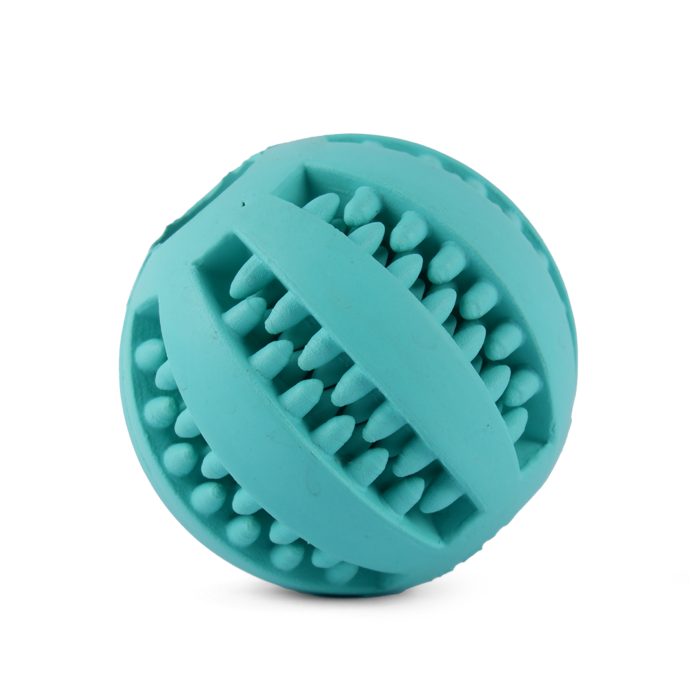 Trixie Denta Fun Ball Mint Flavour Natural Rubber Toy for Dogs | For Medium Chewers image 4