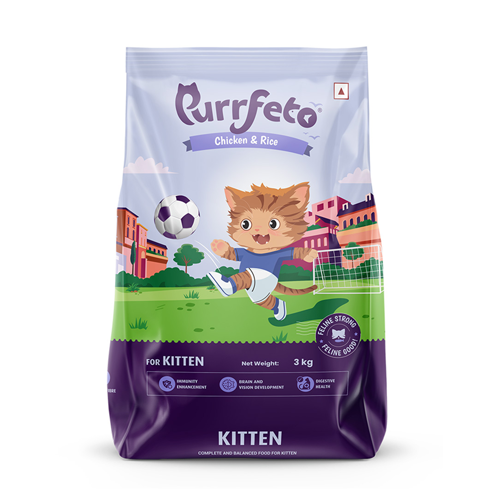 Purrfeto Chicken and Rice Kitten Cat Dry Food image 9