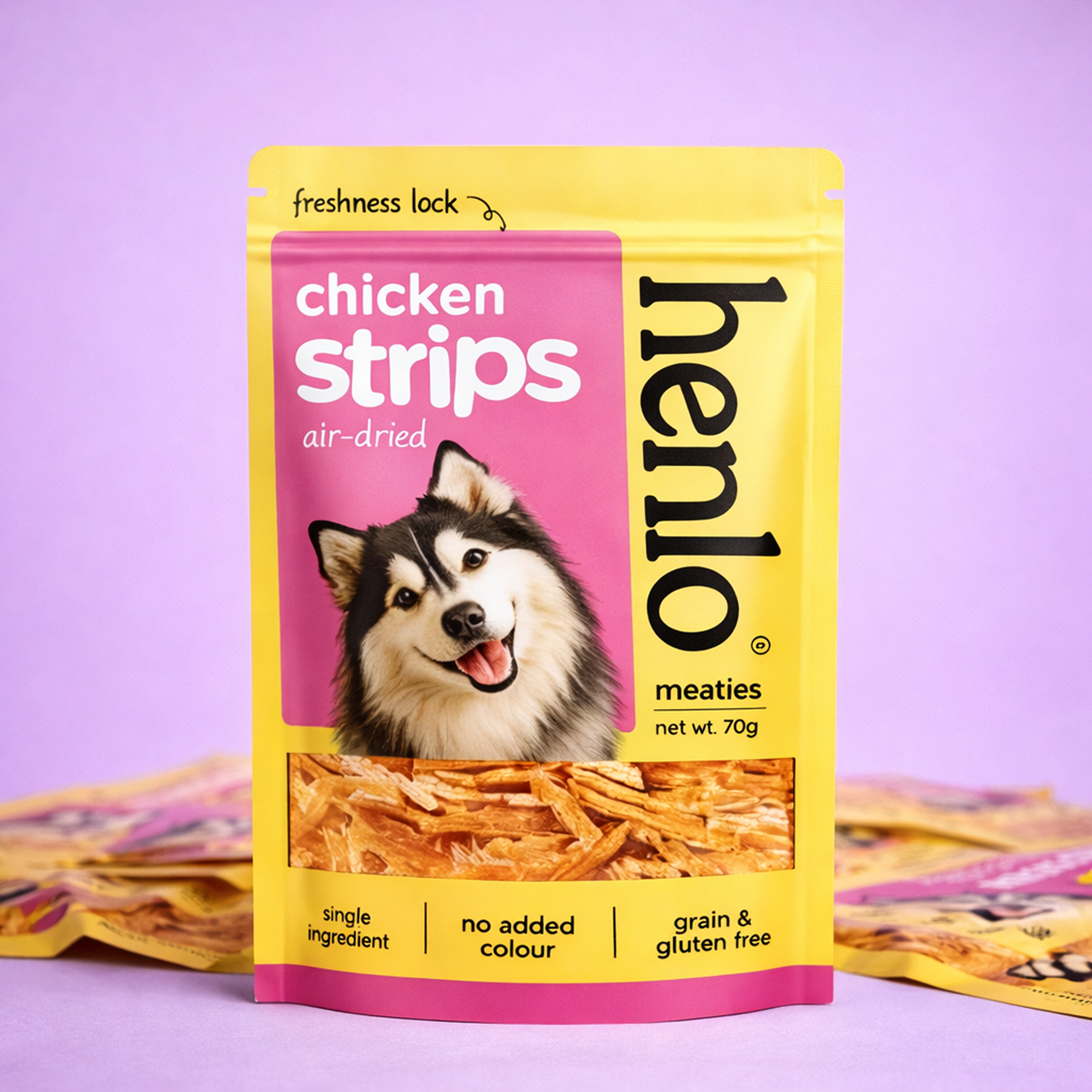 Henlo Preservative free High Protein Chicken Dog Treats