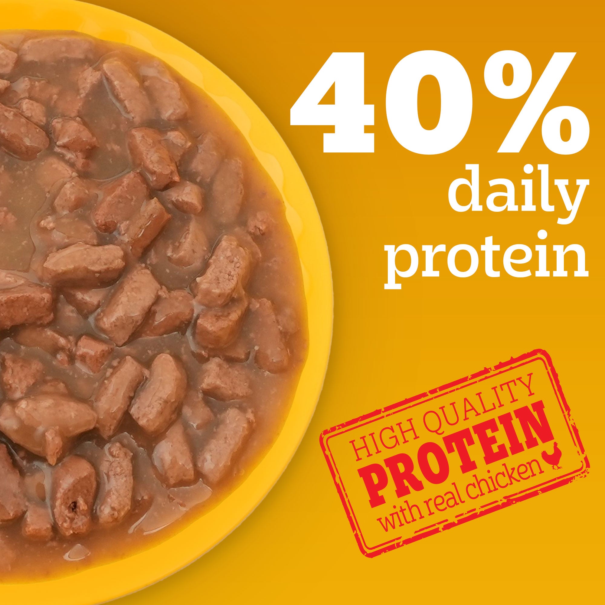 Pedigree Chicken and Liver Chunks in Gravy Adult Dog Wet Food (130g) image 7