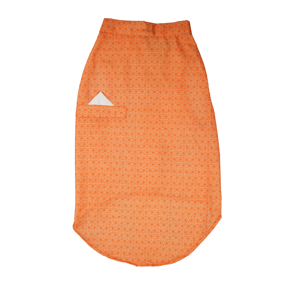 Skatrs Marigold Mandala Printed Kurta for Dogs and Cats (Orange) image 6