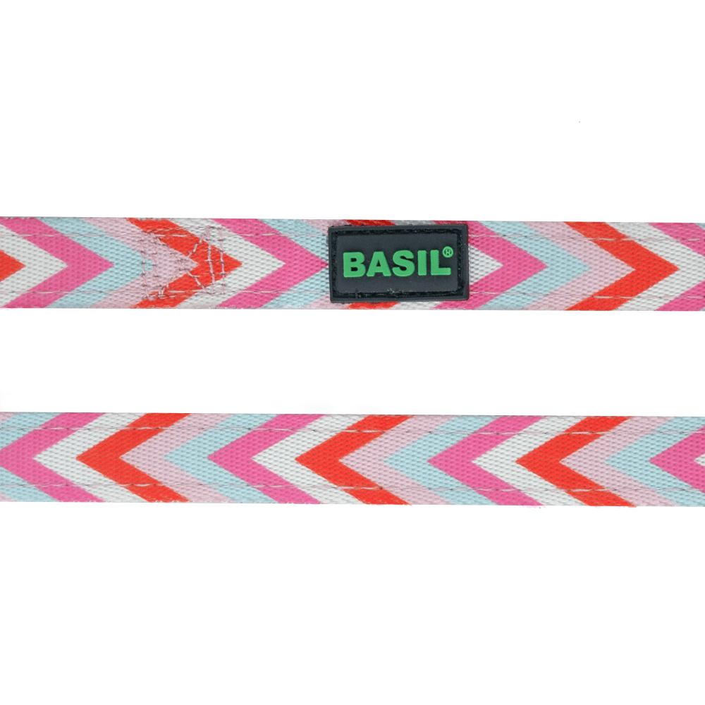 Basil Printed Leash for Dogs and Cats (Pink) image 2
