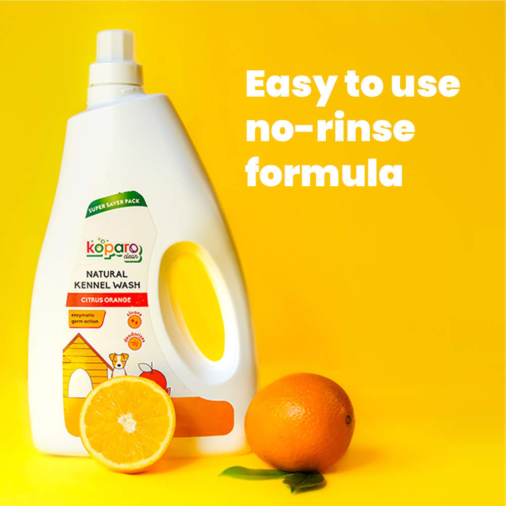 Koparo Clean Natural Citrus Orange Fragrance Kennel Wash (Pet Safe) image 6